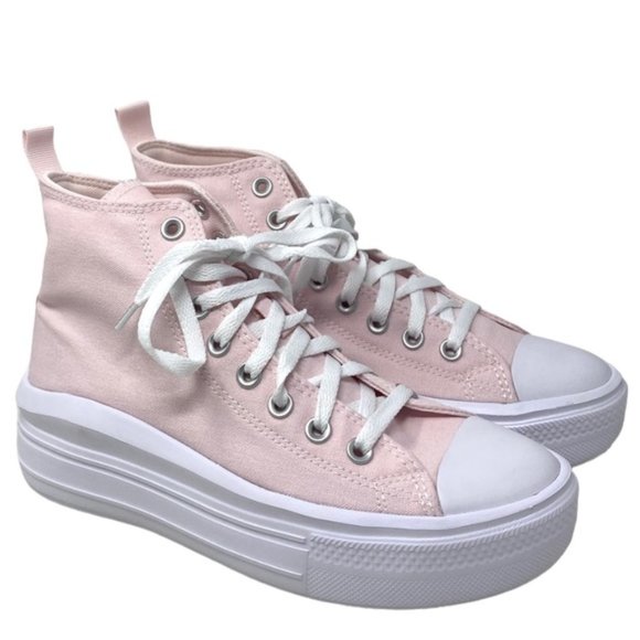 Converse Chuck Taylor Move Platform Canvas Pink Shoes Kid Women Sneakers A03629C - Picture 2 of 8